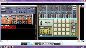 Hooking up your Kong drums on Reason 6.5 to a mixer 14:2