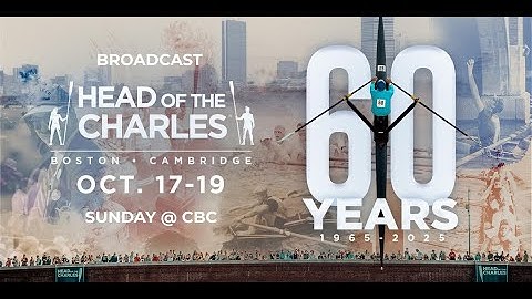 Sunday @ Cambridge: HOCR60 2025 Head Of The Charles Regatta - Broadcast on The Rowing Channel
