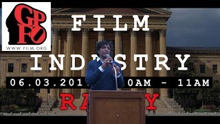 Philadelphia Film Rally 2017 Sharon Pinkenson M night Shyamalan and Heery Loftus Casting