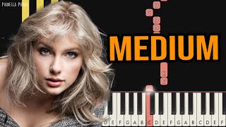 Taylor Swift  The Tortured Poets Department | MEDIUM Piano Tutorial by Pianella Piano