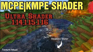 KMPE SHADER FOR MINECRAFT PE|REALISTIC WATER|AND FOR LOW PHONES 2GB RAM|1.14/1.15/1.16