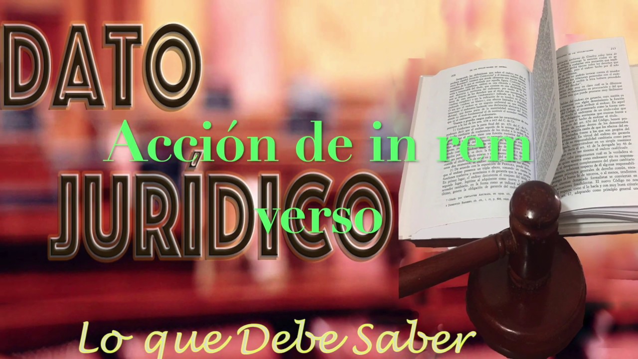 La acción in rem verso o de enriquecimiento cambiario YouTube La acción in rem verso o de enriquecimiento cambiario YouTube