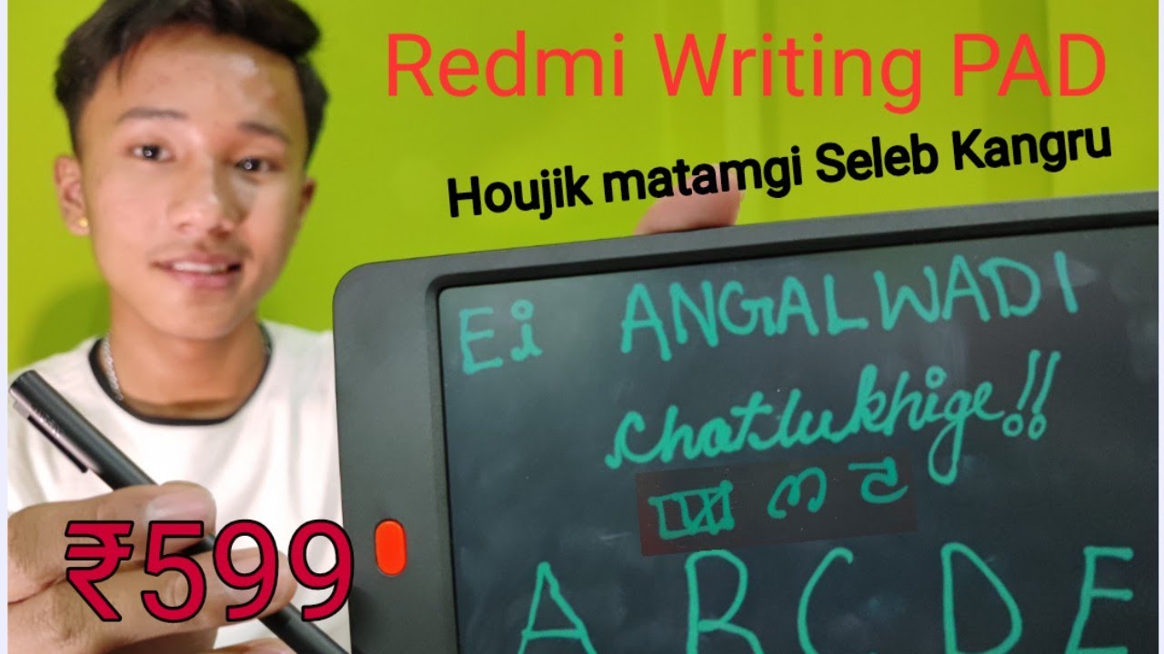Redmi Writing PADUnboxingManipur YouTube