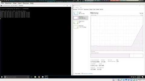 SMBLoris attack demonstration