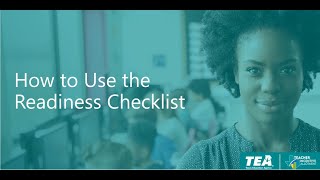 How to use the Cohort D TIA Readiness Checklist