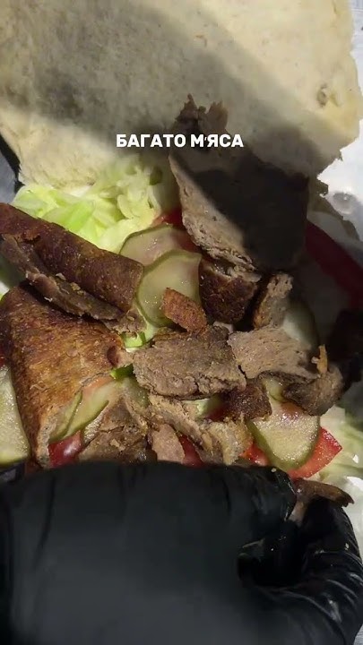 Кебаб в булці #food #lviv #eating - YouTube