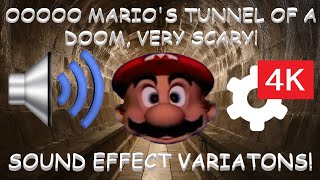 Marios tunnel of a doom very scary sound effect variations 4K