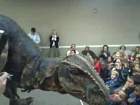 Baby T-Rex surprise visit to Roanoke