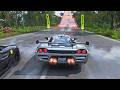 1700 HP Saleen S7 LM Head 2 Head Race in Forza Horizon 5 Logitech G29 steering wheel Gameplay 