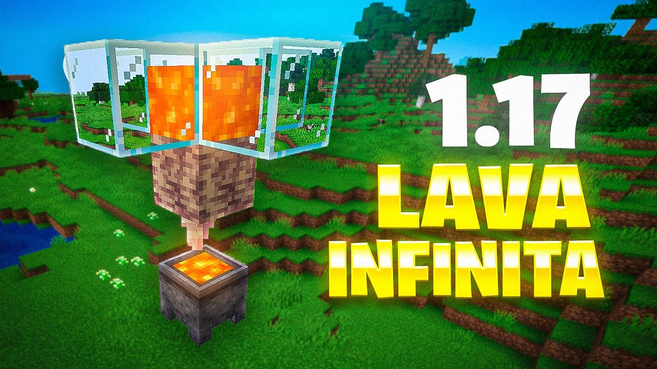 Lava Infinita En Minecraft 1 17 Youtube
