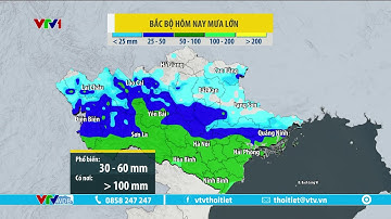 Miền Bắc hôm nay mưa lớn, nguy cơ lũ quét, sạt lở đất | VTVWDB