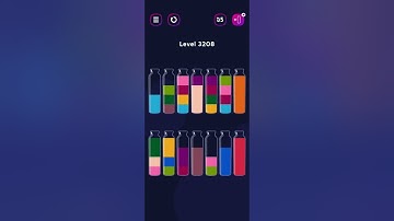 Get Color Level 3208 #colorgames #watersort #watersortgame #watersortpuzzle