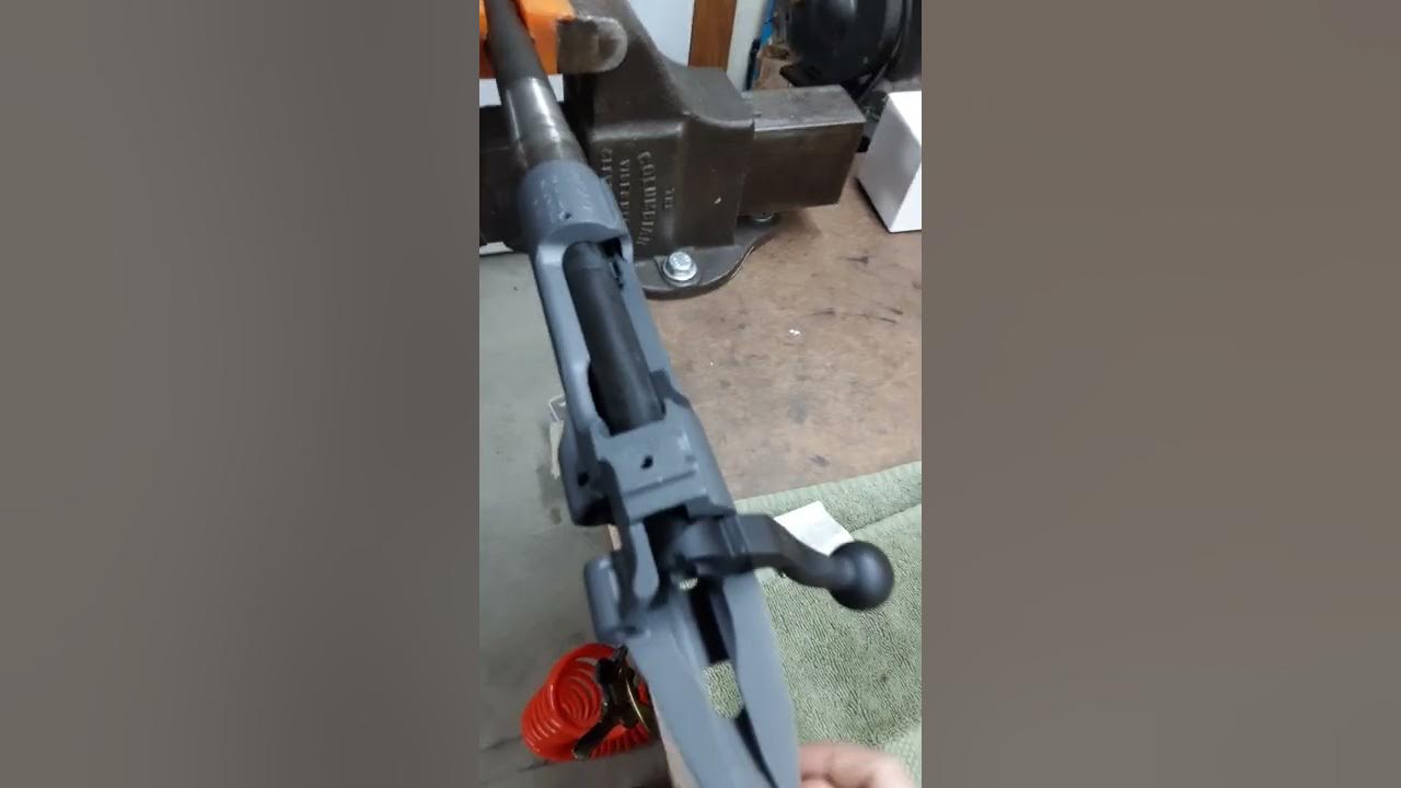 1903A4 drill rifle how to lap bolt lugs YouTube