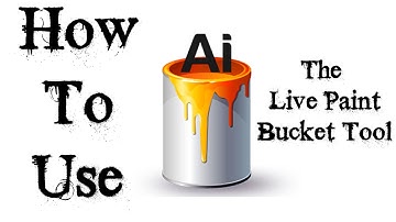 Adobe Illustrator Tutorial - How To Use The Live Paint Bucket Tool