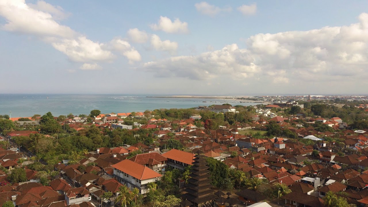 Jimbaran village ||aerial view - YouTube
