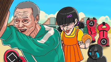 SQUID GAME but ALL 456 PEOPLE SURVIVE - SQUID GAME ANIMATION | GH