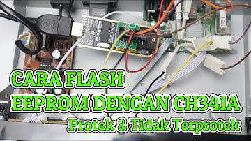 Flash EEPROM Menggunakan CH341A Terbaru Dengan Aplikasi CH341A Programmer & NeoProgrammer