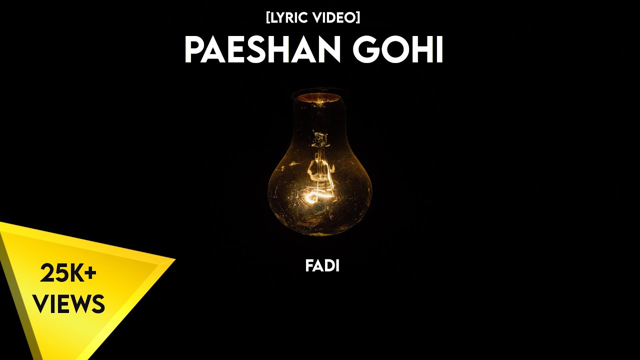 FADI - PAESHAN GOHI | (PROD. STATION666) [LYRIC VIDEO] | URDU RAP | 2019