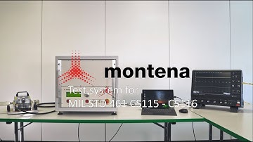Test system for MIL-STD-461 CS115-CS116 (long version)