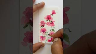 Watercolor Sweet Pea Flowers | Easy Floral Painting Tutorial #cardcreations #watercolorpainting #diy