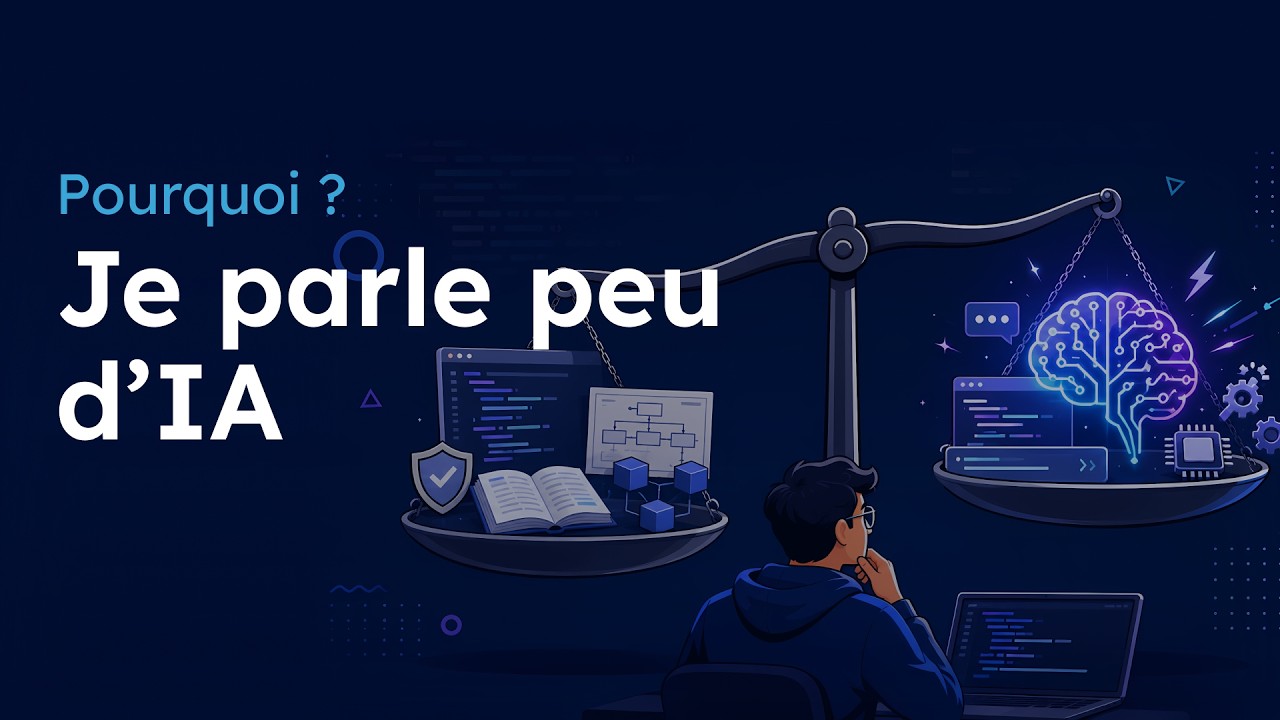 Pourquoi je parle peu d'IA ?