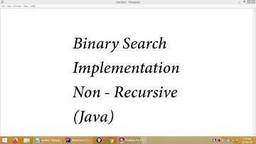 Binary Search Implementation Non-Recursive Java