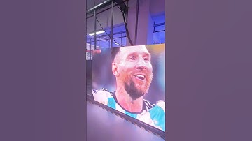 The LED screen with built-in handle makes installation easier.#ledscreen #leddisplay #yuchip #messi