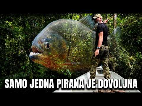 Lov na pirane i kupanje u opasnim vodama Amazone
