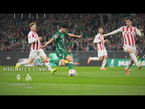 DER CAPTAIN TRIFFT ⚽ I Highlights & Stimmen I SV Werder Bremen vs. 1. FC Köln