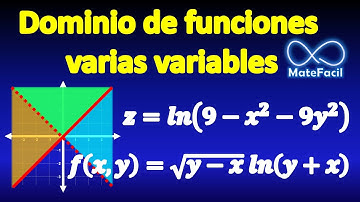 Dominio de función de dos variables