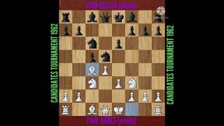Attacking Chess game.. Paul Keres vs Efim Geller #shorts #chess #catur #caturdunia