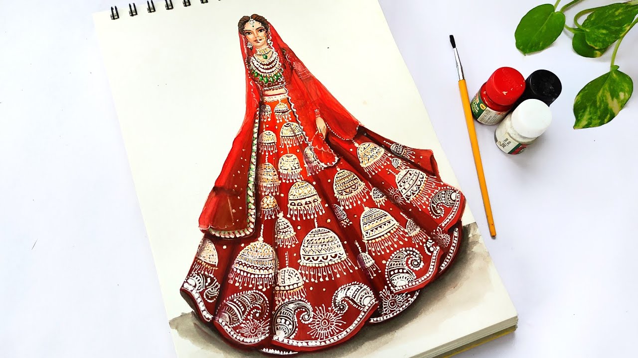Indian Bridal Wear Projects :: Photos, videos, logos, illustrations and  branding :: Behance