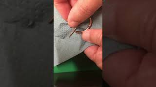 How to do up a round cloak pin (historical or larp costuming)