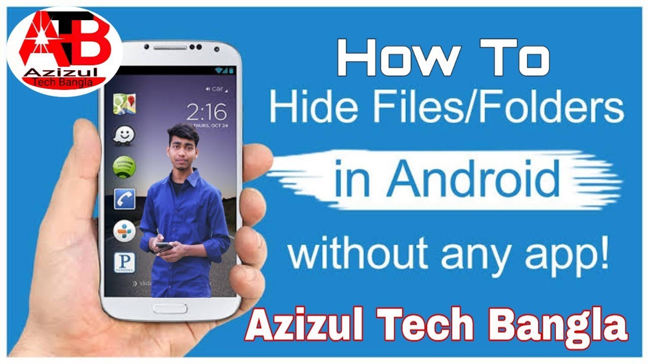 how-to-hide-file-or-folder-in-android-without-apk-youtube