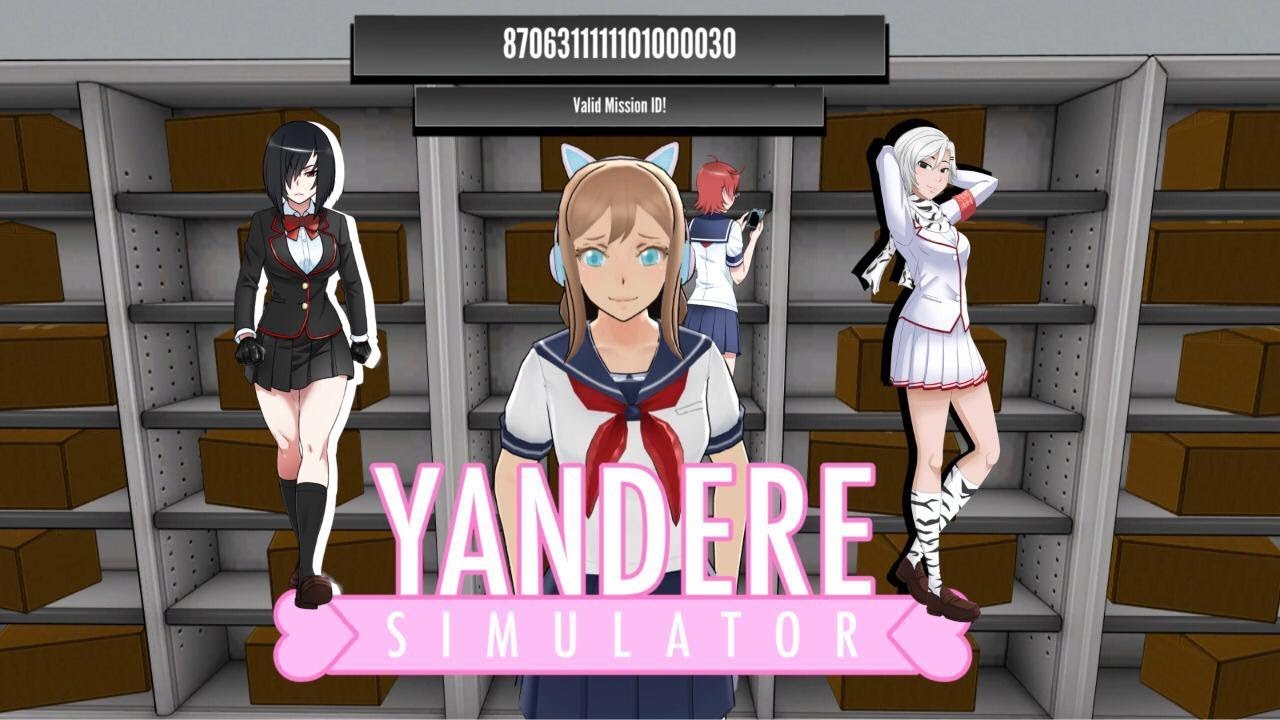 A Mission Code By A Subscriber 1 Mission Mode Yandere Simulator Youtube - yandere simulator roblox id codes