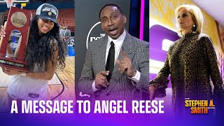 Stephen A. Smith issues a message to Angel Reese amid rumors, controversy