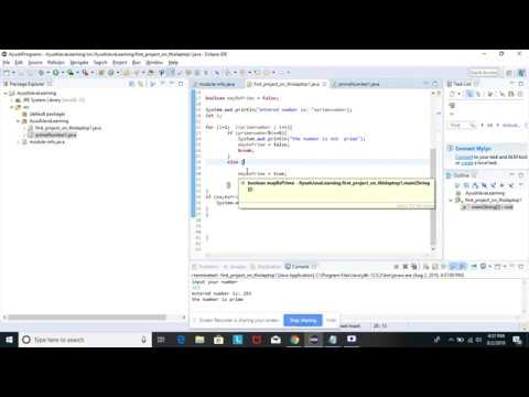 java code to check if a number is prime