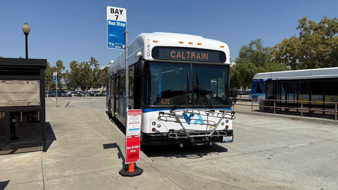 Discontinued | Last Day - VTA 3459 on Route CTBUS - 2023 Gillig Low Floor Plus HEV 40’