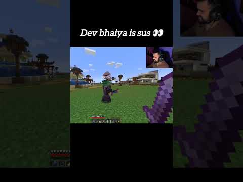 dev bhaiya k andar madwitch to nahi? #lilyville #minecraft #gamerfleet