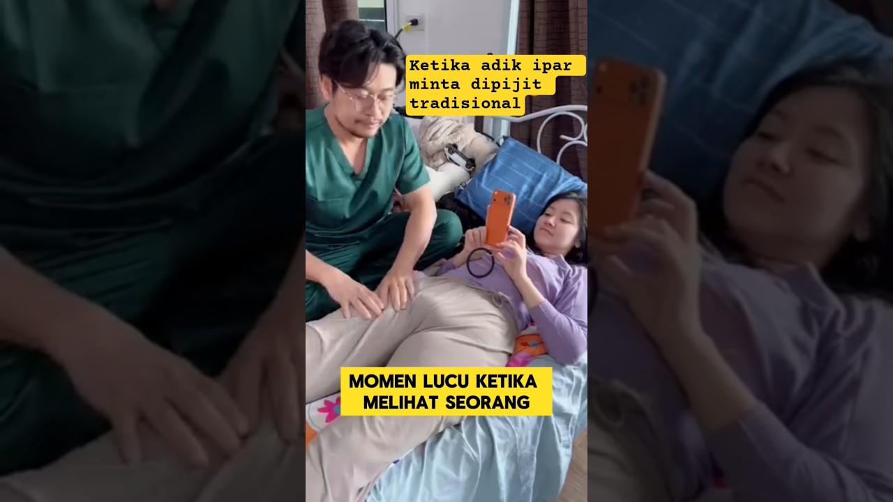 momen lucu ketika kakak ipar disuruh memijat kaki ipar nya ‼️‼️ #ngakak #lucu #kocak #pijat #ipar