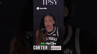 Explosive Guard Joins Championship Roster Game Changer! #chennedycarter #lasvegasaces #aces #wnba