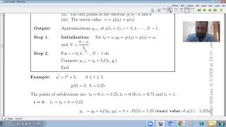 Lecture 15 b Euler method