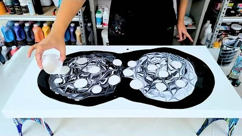 Gradient Pearl Puddles!  - This Turned Out Amazing! Acrylic Painting - Acrylic Pouring