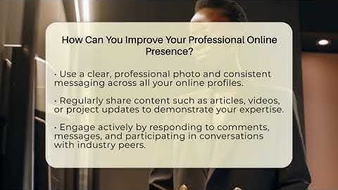How Can You Improve Your Professional Online Presence? - Everyday-Networking