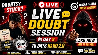 Live Doubt Solving Session Realted to 75 Day Hard 2.0