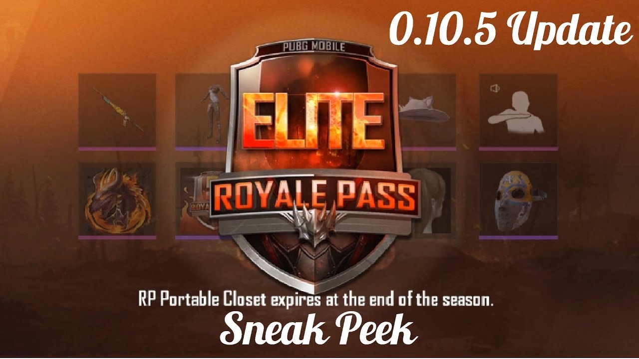 0.10.5 UPDATE - SEASON 5 ROYALE PASS SNEAK PEEK