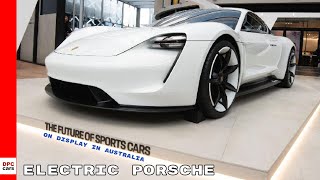 Electric Porsche Mission E aka Taycan On Display In Australia