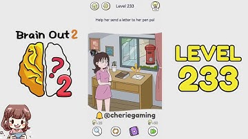 Brain Out 2 Level 233 Solution Walkthrough