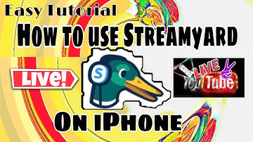 HOW TO USE STREAMYARD ON IPHONE : LIVESTREAM TUTORIAL