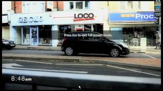 Screencast using 1024x768 (4:3), produced at 30 fps